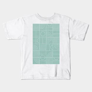 My Favorite Geometric Patterns No.25 - Light Blue Kids T-Shirt